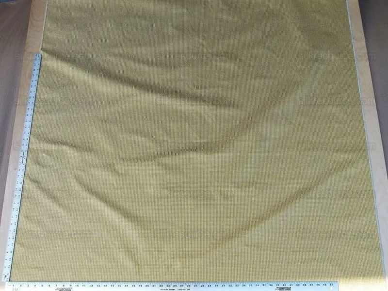 P1010438.jpg by yard Scalamandre Godwin Gold Gold Yellow Mini Check Silk MSRP USD 258/y