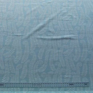 P1010468.jpg Scalamandre Botanique Fh Leaf Sky Blue Fern Foliage Cotton MSRP USD 188/Y