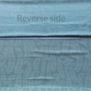 P1010473.jpg Scalamandre Botanique Fh Leaf Sky Blue Fern Foliage Cotton MSRP USD 188/Y