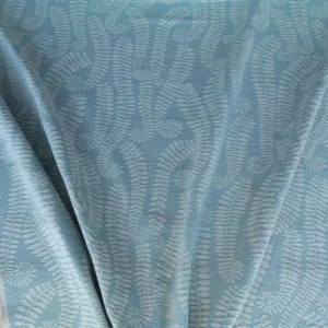 Scalamandre BOTANIQUE FH LEAF Sky Blue FERN FOLIAGE Scalamandre BOTANIQUE FH LEAF Sky Blue FERN FOLIAGE