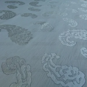 Scalamandre Katmandu Crema Green Silk Lampas Paisley MSRP4 Scalamandre Katmandu Crema Green Silk Lampas Paisley MSRP$364