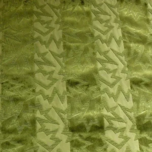 P1410518C.jpg 3 Yd Lee Jofa Calypso Velvet Olive Green Jazzy Cut Velvet Rp296y