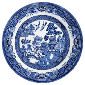 Blue_Willow_China_Pattern_480x480 Special Order Kravet Lee Jofa Porcelain Green White Cream Willow Plates 100% Cotton Toile Chinoiserie Bird Boat Bridge MSRP USD98