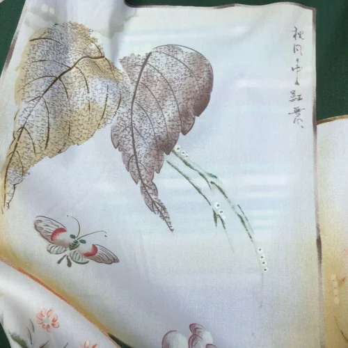 7.9Y CLARENCE HOUSE JAPONERIE HAND PRINT FOUR DEASONS BOTANY 7.9Y CLARENCE HOUSE JAPONERIE HAND PRINT FOUR DEASONS BOTANY