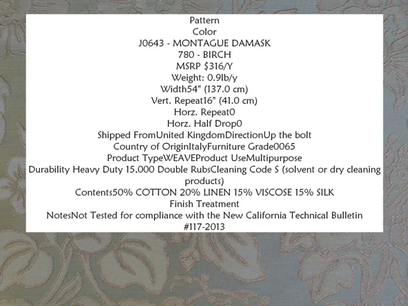 P1010886C.jpg 0.95y Gp&j Baker Montague Silk Damask Renaissance Birch Brn Grn