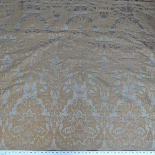 1.375Y KRAVET Couture LIMOGES 100%SIlk Damask Truffle Gold RP264 1.375Y KRAVET Couture LIMOGES 100%SIlk Damask Truffle Gold RP264