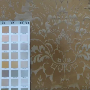 P1020049.jpg 1.375y Kravet Couture Limoges 100%silk Damask Truffle Gold Rp264
