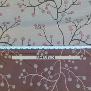 P1020075.jpg Kravet Couture Lemon Drop Color: 617 blush Pink Silk Lampas Modern Tree Bush  Berry Lampas MSRP USD 375/Y