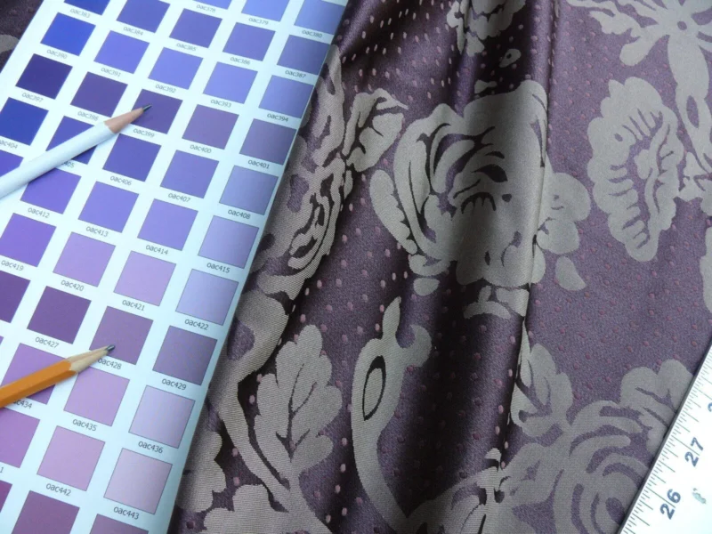 P1640892.jpg 4.38y Lee Jofa Mulberry Home Eliza Aubergine Purple English Rose MSRP USD 250/Y