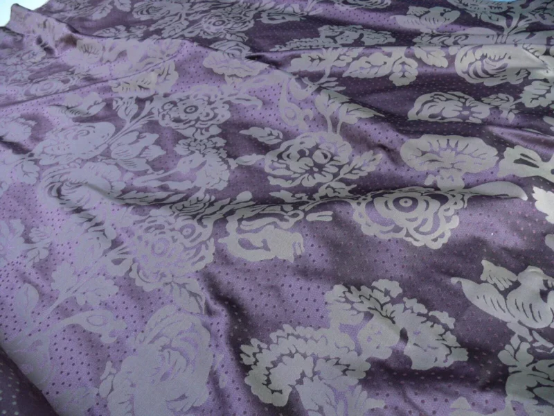 P1640895.jpg 4.38y Lee Jofa Mulberry Home Eliza Aubergine Purple English Rose MSRP USD 250/Y