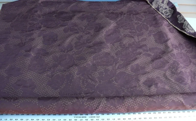 P1640897.jpg 4.38y Lee Jofa Mulberry Home Eliza Aubergine Purple English Rose MSRP USD 250/Y