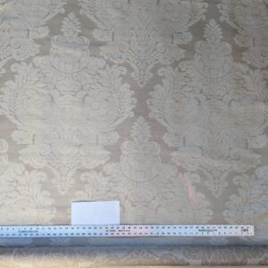 PXL_20231212_215646776 100% Silk Damask Summer Berry on Vine Cream Nimbus Art Nouveau William Morris