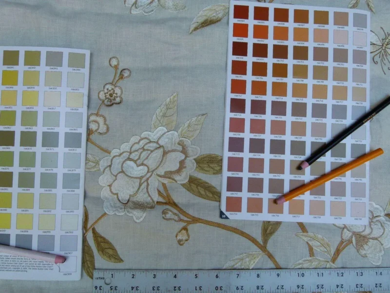 P1020126.jpg Bty Gp & J Baker Peony & Blossom Embroidery Linen Ivory Rp396y