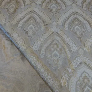 P1020243.jpg By Yard Kravet Kashmir Silk Damask Medallion Truffle Gold Beige MSRP USD 298/y