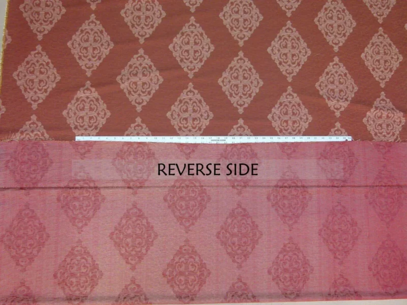 P1020276.jpg BTY Kravet Artisan Pleat Garnet 100% Silk MSRP USD 268/y