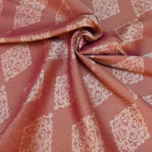 P1020279.jpg BTY Kravet Artisan Pleat Garnet 100% Silk MSRP USD 268/y