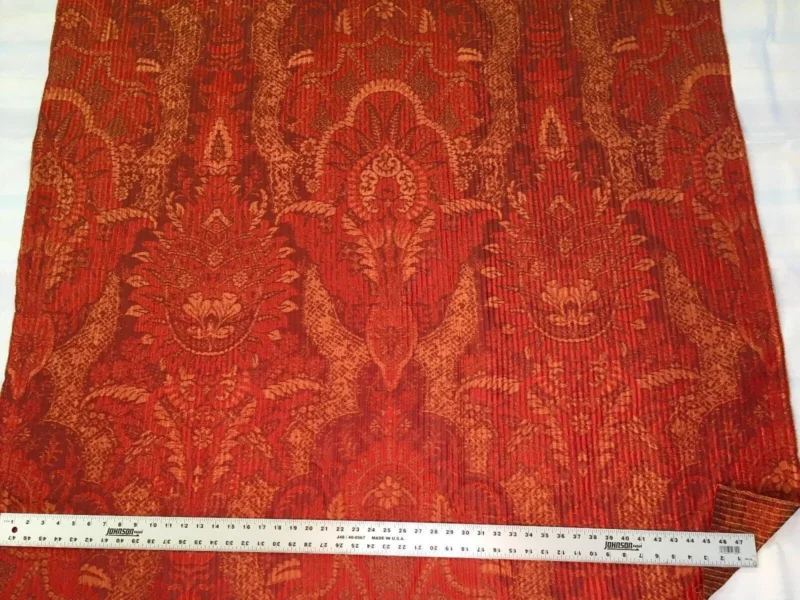 BeaconhillIzmir.jpg Beacon Hill Izmir Palace Grand Red Silk Damask Huge Rich Red MSRP USD 300/Y