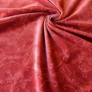P1020310.jpg Scalamandre Pennsbury Cut Linen Velvet Renaissance Coral Red MSRP USD 504/Y