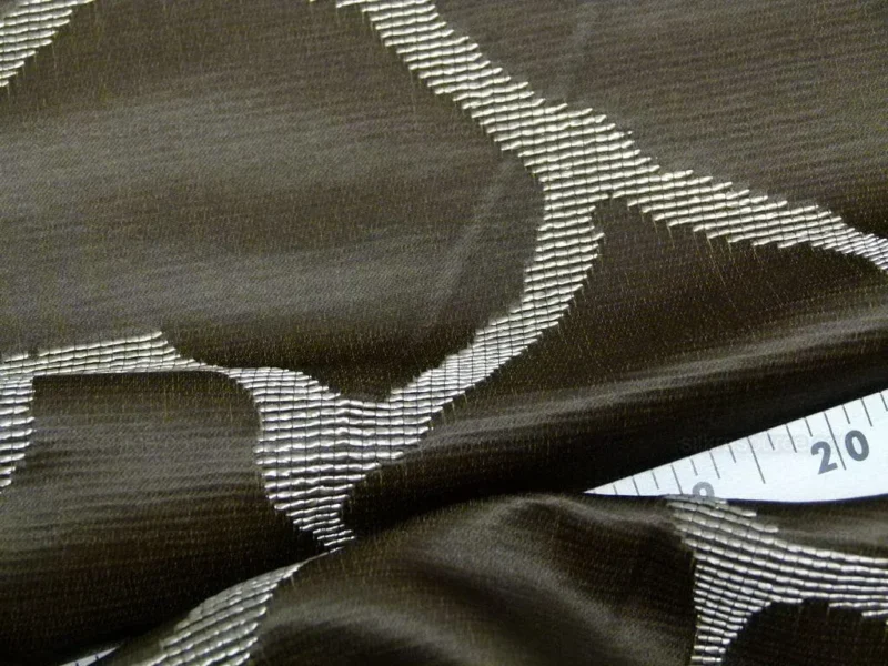 Scalamandre Giraffa Brown Giraffe Animal Skin Safari Heavy Jacquard MSRP USD 358/y