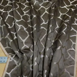 Scalamandre Giraffa Brown Giraffe Animal Skin Safari Heavy Jacquard MSRP USD 358/y