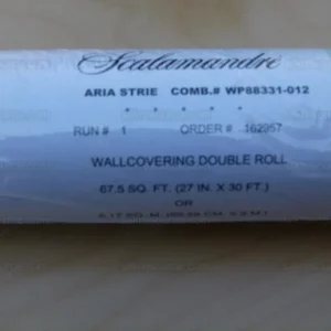 Aria Strie Pool Blue Wallpaper Scalamandre 5 Yards Single Roll Rp126roll