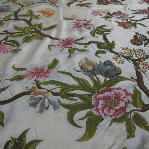 Scalamandre FRIDA Kahlo CREAM/MULTI Lampas MSRP$546/yard