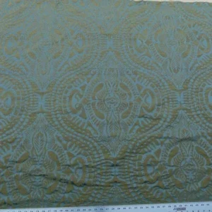 ETHNIC DAMASK REEF BLUE Scalamandre Cotton Silk MSRP300/Y