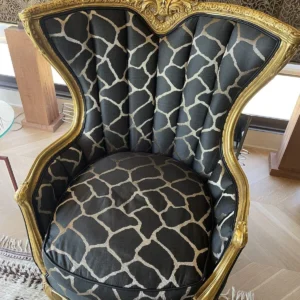 CF6E318E-9FF9-477A-B2B7-778C77C9411F Scalamandre Giraffa Black Giraffe Animal Skin Heavy Silk Jacquard MSRP USD358/y