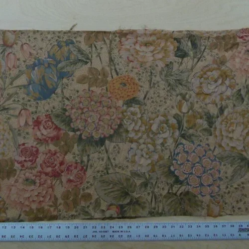 0.6y Scalamandre Vera Sheer Exuberant Dalia Fields Cotton Voile from Italy MSRP USD 188/Y