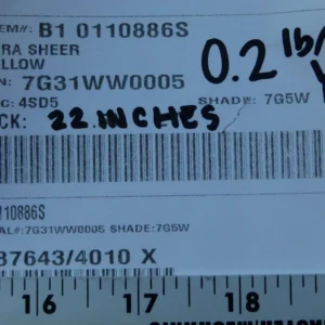 P1020950 0.6y Scalamandre Vera Sheer Exuberant Dalia Fields Cotton Voile from Italy MSRP USD 188/Y