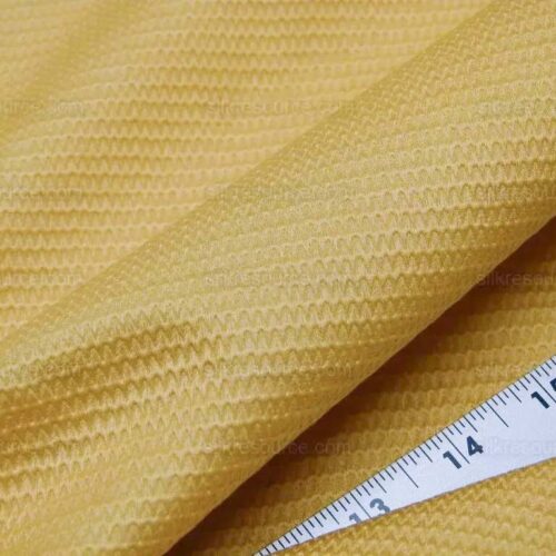 by yard Scalamandre Pickfair Canary Yellow Honeycomb 100% Cotton MSRP USD 280/Y