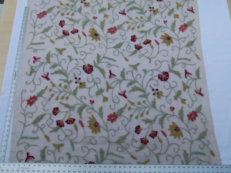 2.75Y Kravet Design Embroidered Organza Floral 8515.3 MSRP 199/Y 2.75Y Kravet Design Embroidered Organza Floral 8515.3 MSRP 199/Y