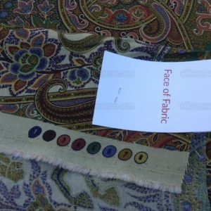 Scalamandre Le Cheval Indien Horse Warrior Claret Green Print Equestrian portrait MSRP USD 280/y