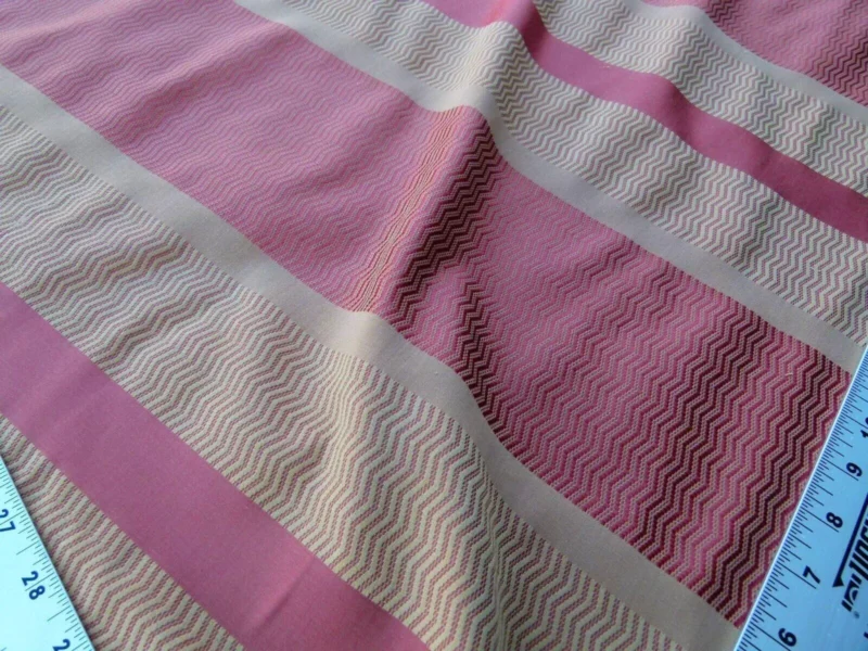 P1030117 By Yard Montes Stripe Gw Rust (reversible) Scalamandre Grey Watkins MSRP USD 228/Y