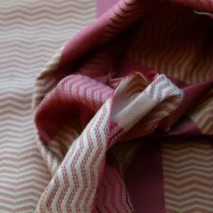 P1030121 By Yard Montes Stripe Gw Rust (reversible) Scalamandre Grey Watkins MSRP USD 228/Y