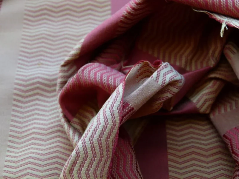 P1030121 By Yard Montes Stripe Gw Rust (reversible) Scalamandre Grey Watkins MSRP USD 228/Y