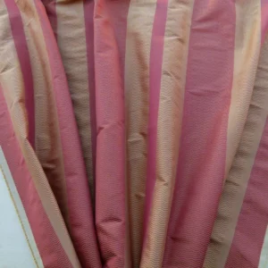 P1030122 By Yard Montes Stripe Gw Rust (reversible) Scalamandre Grey Watkins MSRP USD 228/Y