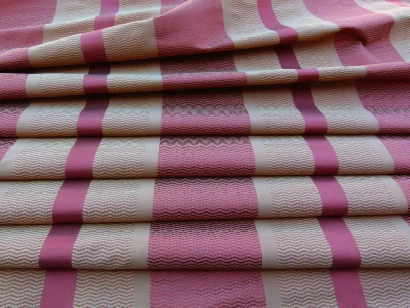 P1030124 By Yard Montes Stripe Gw Rust (reversible) Scalamandre Grey Watkins MSRP USD 228/Y