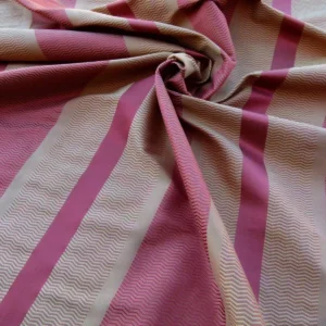 P1030125 By Yard Montes Stripe Gw Rust (reversible) Scalamandre Grey Watkins MSRP USD 228/Y