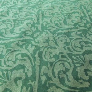 P1040006 Scalamandre Mazarino Damask Giada Green Jade Cotton Fonthill MSRP USD 132 Heavy Fonthill