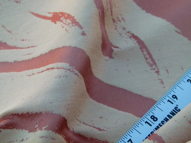 P1040151 By Yd Scalamandre Duquette Fonthill Peach Blossom Old World Weavers Silk Damask Swirl MSRP USD 284/Y