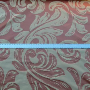 P1040153 By Yd Scalamandre Duquette Fonthill Peach Blossom Old World Weavers Silk Damask Swirl MSRP USD 284/Y