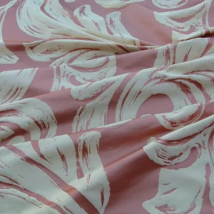 P1040155 By Yd Scalamandre Duquette Fonthill Peach Blossom Old World Weavers Silk Damask Swirl MSRP USD 284/Y