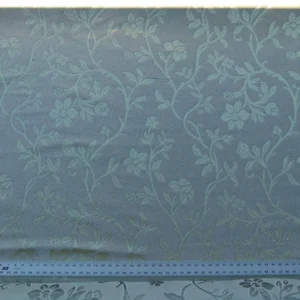 Scalamandre Old World Weavers Romantic Sapporo Cream Fennel Green  Gold Silk Linen Lampas MSRP USD 516/y Superb Weight! Vine