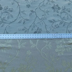 Scalamandre Old World Weavers Romantic Sapporo Cream Fennel Green  Gold Silk Linen Lampas MSRP USD 516/y Superb Weight! Vine