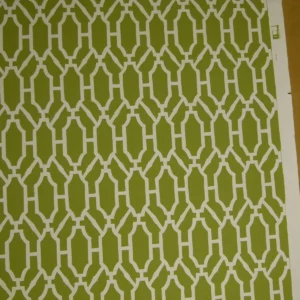 P1040326 Scalamandre "pavilion Trellis Moss Green White Wallpaper MSRP USD 232/single Roll  Old World Weavers