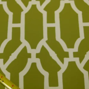 P1040332 Scalamandre "pavilion Trellis Moss Green White Wallpaper MSRP USD 232/single Roll  Old World Weavers