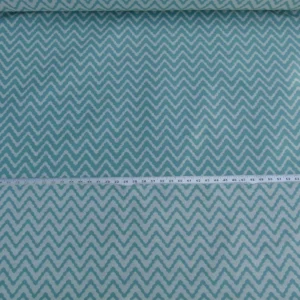 Scalamandre Chantico Chevron Lattice Pool Aqua Blue Green Linen Cotton Woven  Old World Weavers Herringbone MSRP USD 198/Y