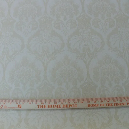 P1650152 5.5y Single Roll Scalamandre Virtuoso Ivory Wallpaper Renaissance Damask MSRP USD 152