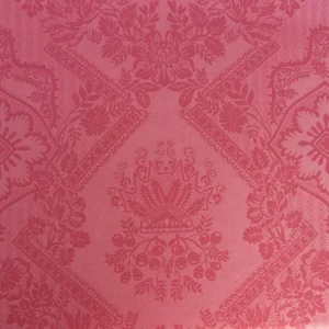 P1650181 4.5y Single Roll Scalamandre James Cinnabar Old World Weavers Wallpaper Red Gold Green Jacobean Lush Flower Tree Of Life MSRP USD 180/Roll